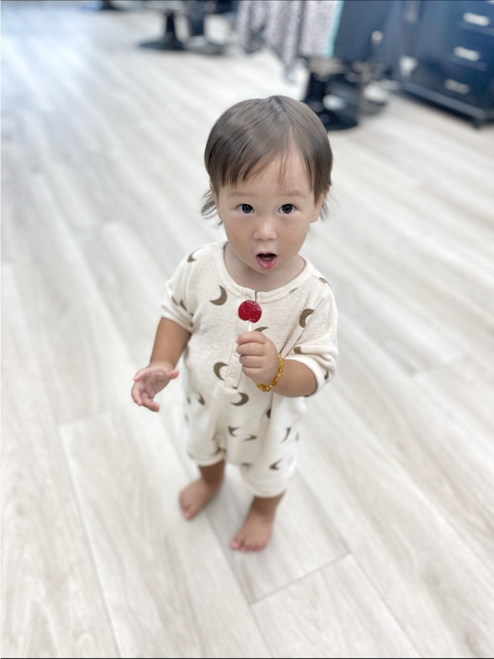 Organic Zoo Gold Midnight Terry Romper - Picture 8 of 8